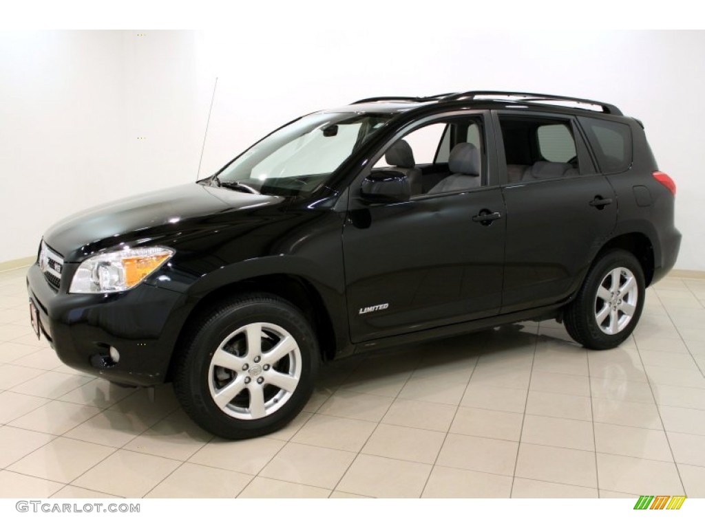 2008 RAV4 Limited V6 4WD - Black / Ash photo #3