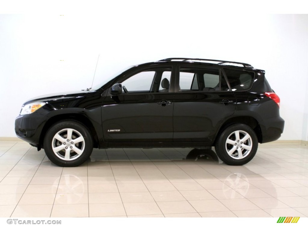 2008 RAV4 Limited V6 4WD - Black / Ash photo #4
