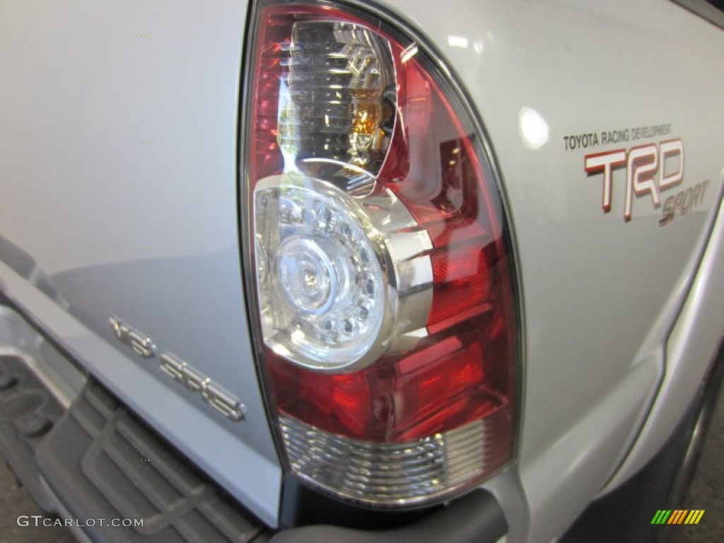 2009 Tacoma V6 TRD Sport Double Cab 4x4 - Silver Streak Mica / Graphite Gray photo #14