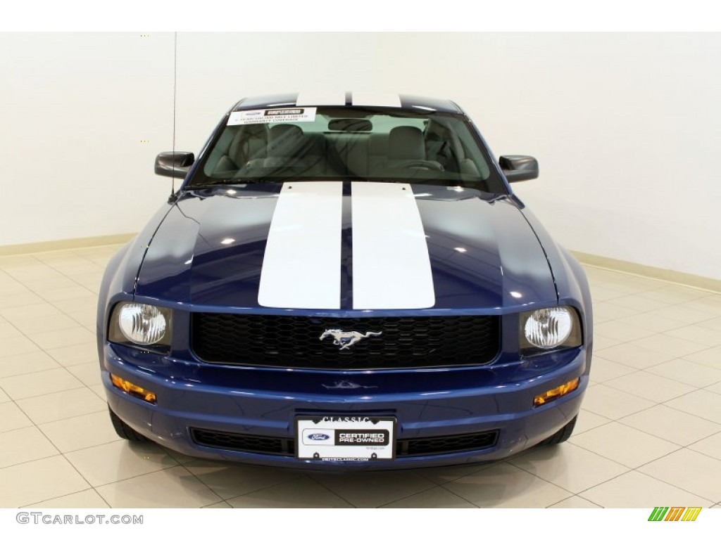 2009 Mustang V6 Coupe - Vista Blue Metallic / Light Graphite photo #2