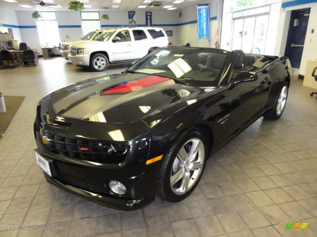 Carbon Flash Metallic 2012 Chevrolet Camaro SS 45th Anniversary Edition Convertible Exterior Photo #53354125