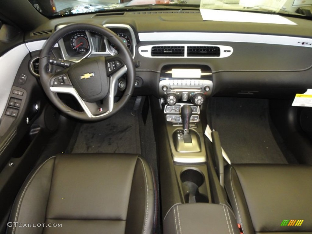 2012 Chevrolet Camaro SS 45th Anniversary Edition Convertible Jet Black Dashboard Photo #53354197