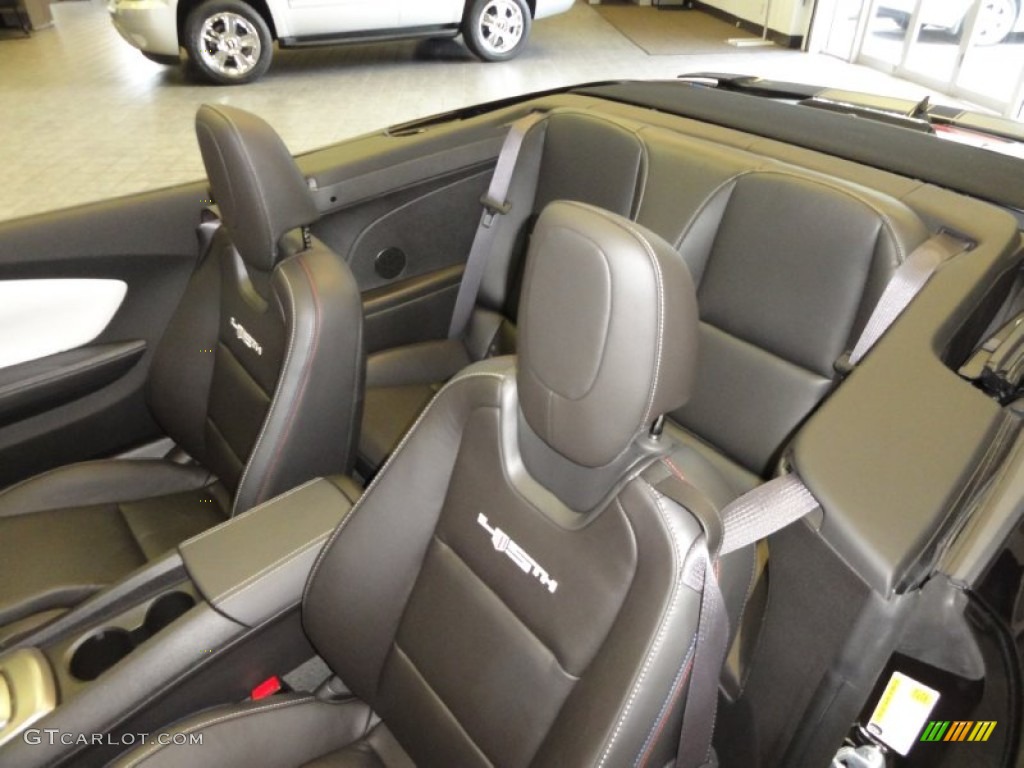 Jet Black Interior 2012 Chevrolet Camaro SS 45th Anniversary Edition Convertible Photo #53354224