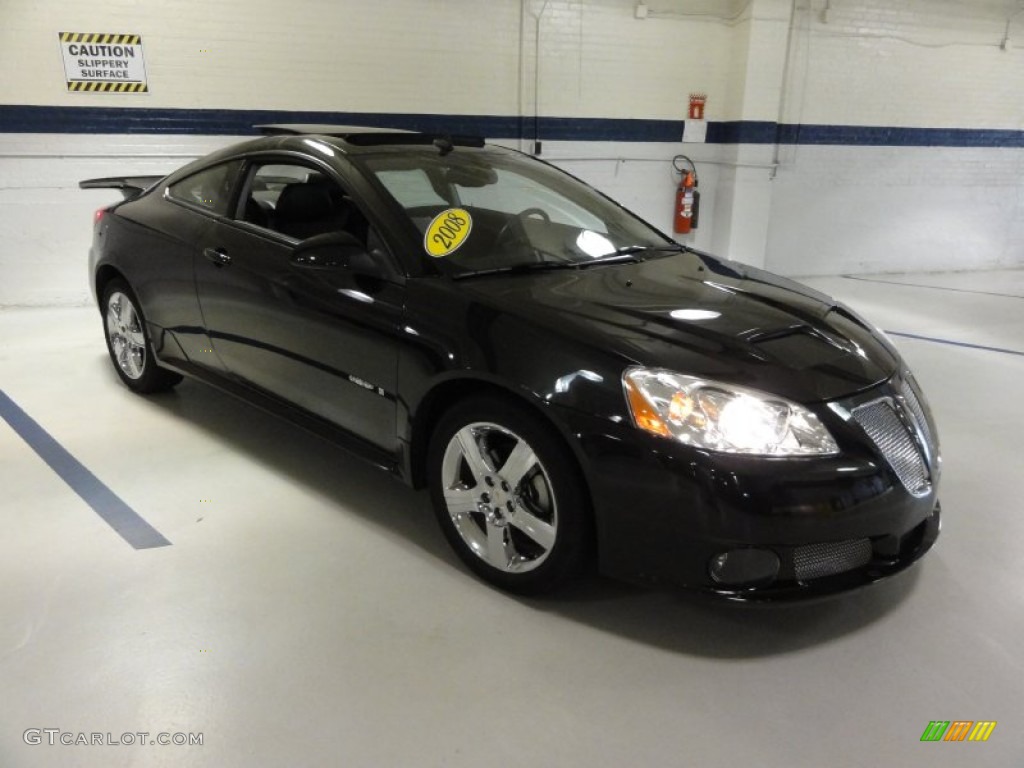 Carbon Black Metallic 2008 Pontiac G6 GXP Coupe Exterior Photo #53354308