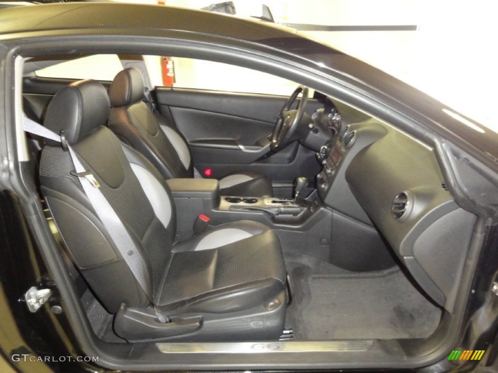 Ebony Black Interior 2008 Pontiac G6 Gxp Coupe Photo