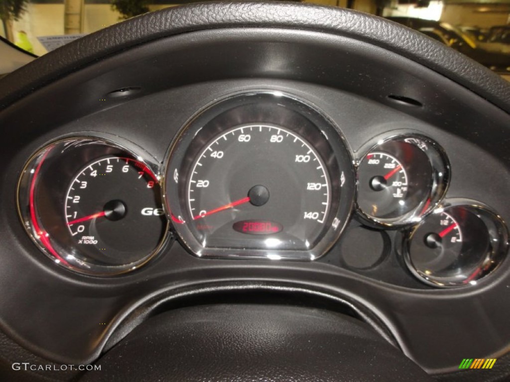 2008 Pontiac G6 GXP Coupe Gauges Photo #53354665