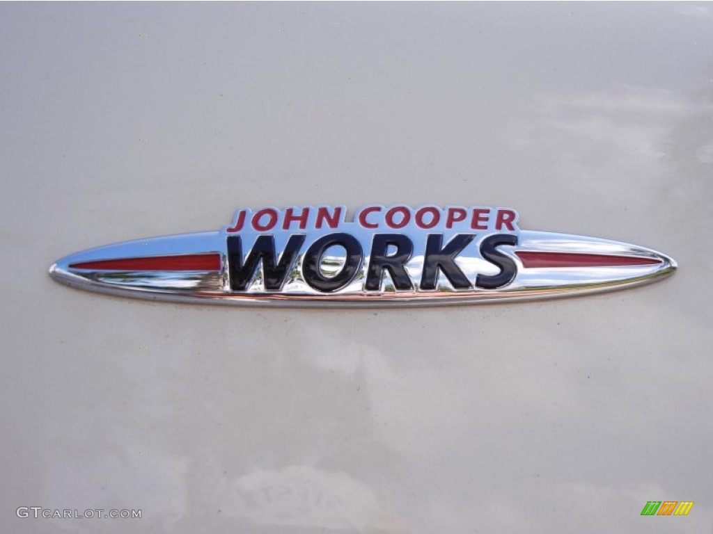 2011 Cooper John Cooper Works Hardtop - Pepper White / Checkered Carbon Black/Black photo #10