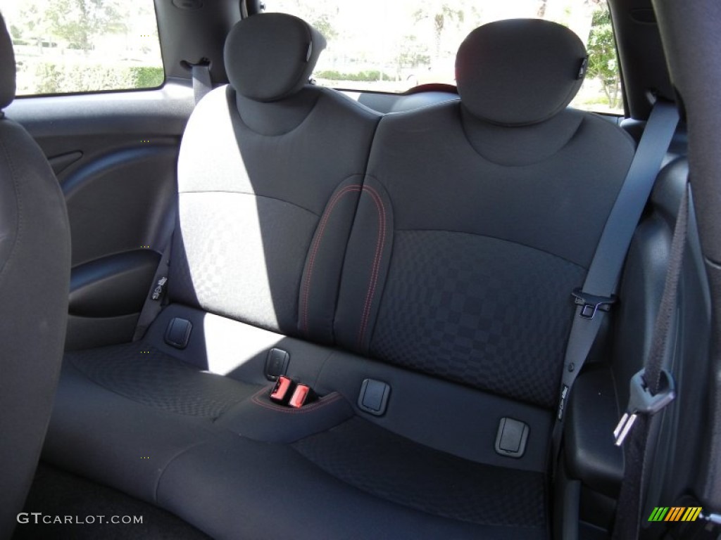 Checkered Carbon Black/Black Interior 2011 Mini Cooper John Cooper Works Hardtop Photo #53355082