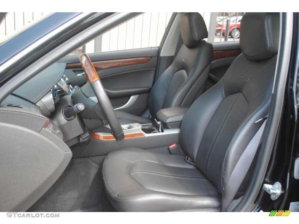 Ebony Interior 2010 Cadillac CTS 4 3.0 AWD Sport Wagon Photo #53355769