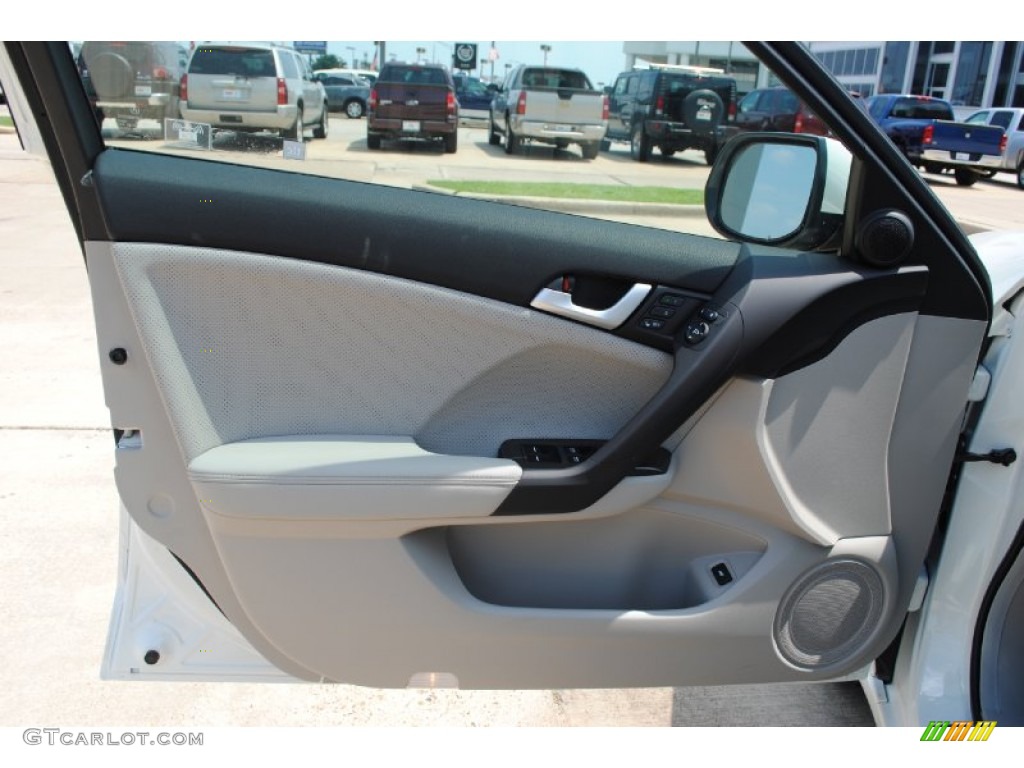 2011 Acura TSX Sport Wagon Taupe Door Panel Photo #53356240
