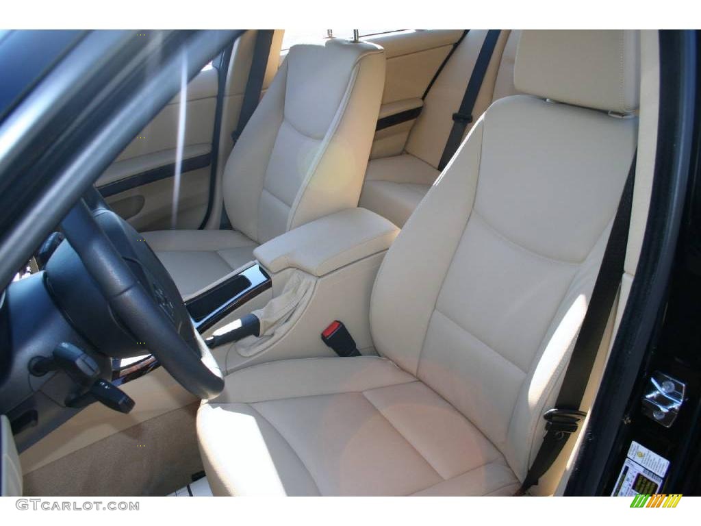 2008 3 Series 328i Wagon - Jet Black / Beige photo #10