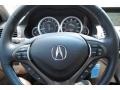 2011 Acura TSX Taupe Interior Steering Wheel Photo