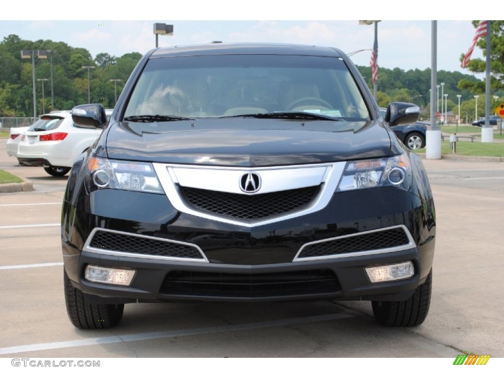 2011 MDX  - Crystal Black Pearl / Parchment photo #2