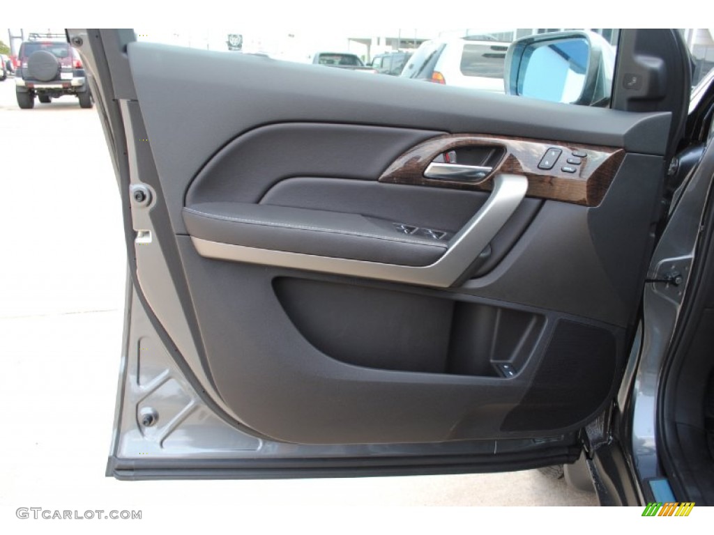 2011 Acura MDX Advance Ebony Door Panel Photo #53356912