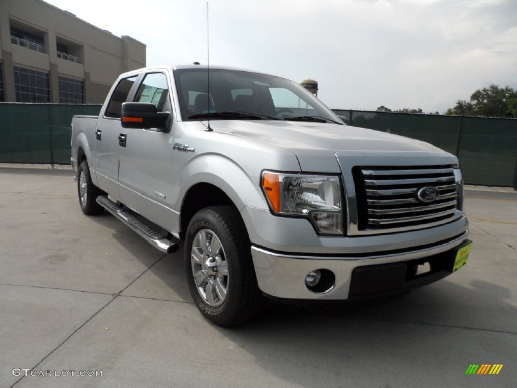 2011 F150 Texas Edition SuperCrew - Ingot Silver Metallic / Steel Gray photo #1