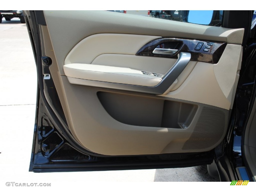 2011 Acura MDX Technology Parchment Door Panel Photo #53357353