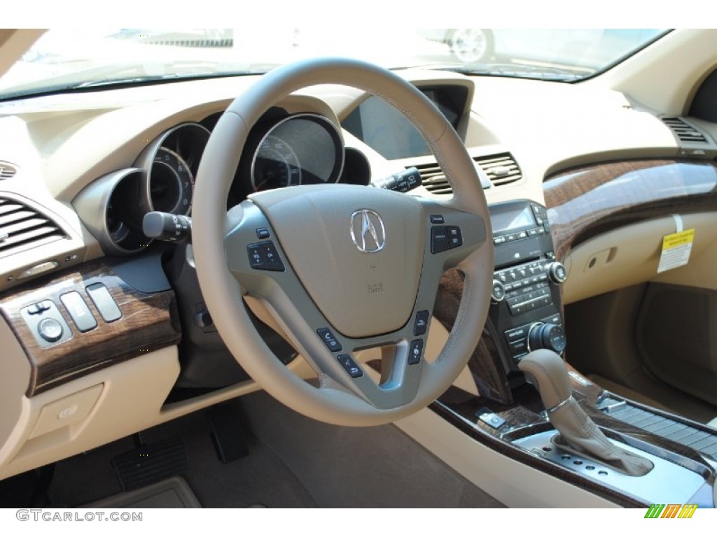 2011 Acura MDX Technology Parchment Dashboard Photo #53357391
