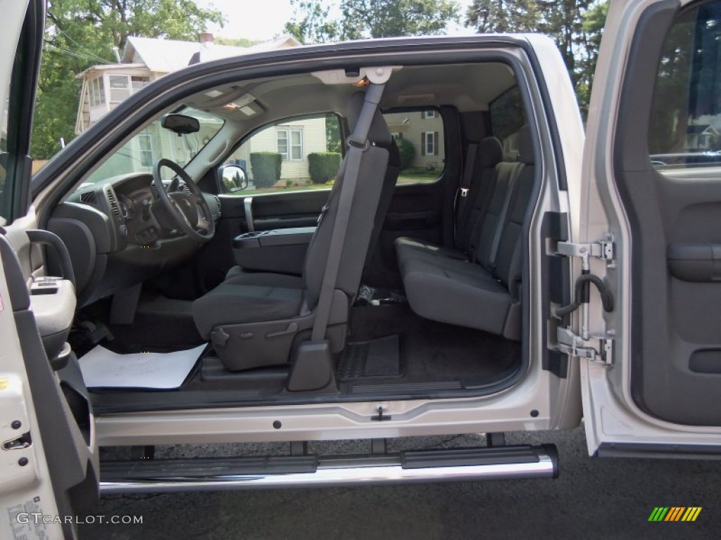 2009 Silverado 1500 LT Extended Cab 4x4 - Silver Birch Metallic / Ebony photo #14