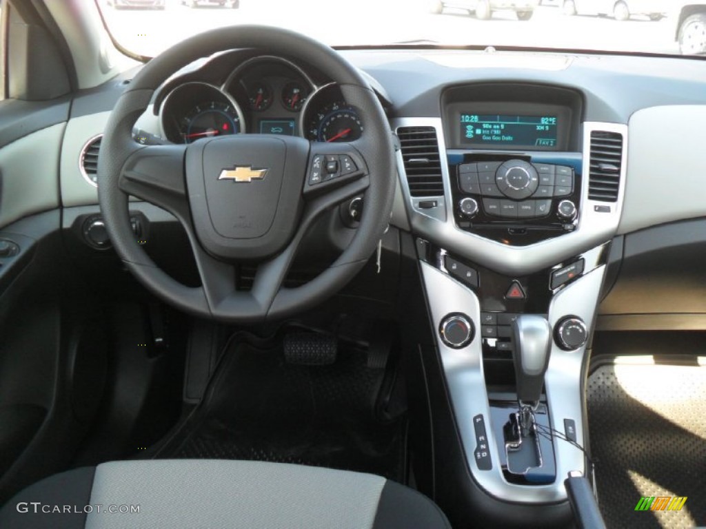 2012 Chevrolet Cruze LS Jet Black/Medium Titanium Dashboard Photo #53357800