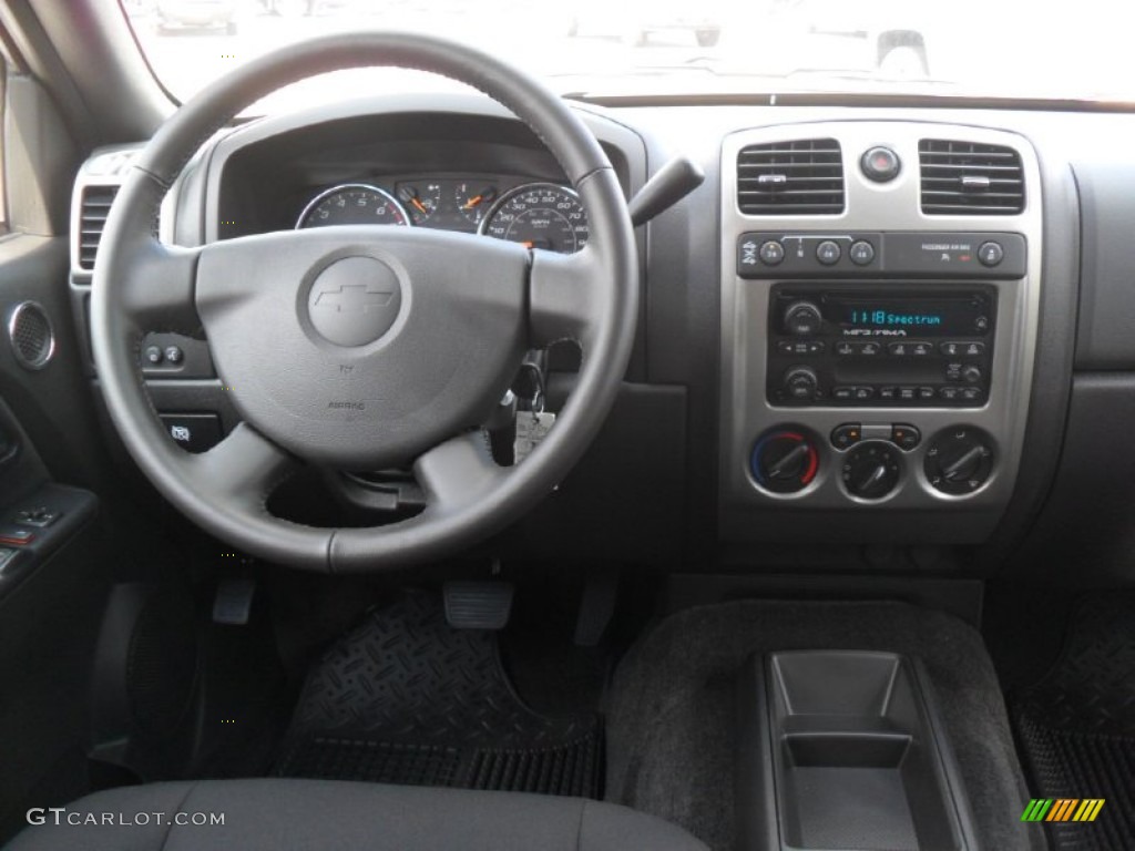 2012 Chevrolet Colorado LT Crew Cab 4x4 Ebony Dashboard Photo #53358223