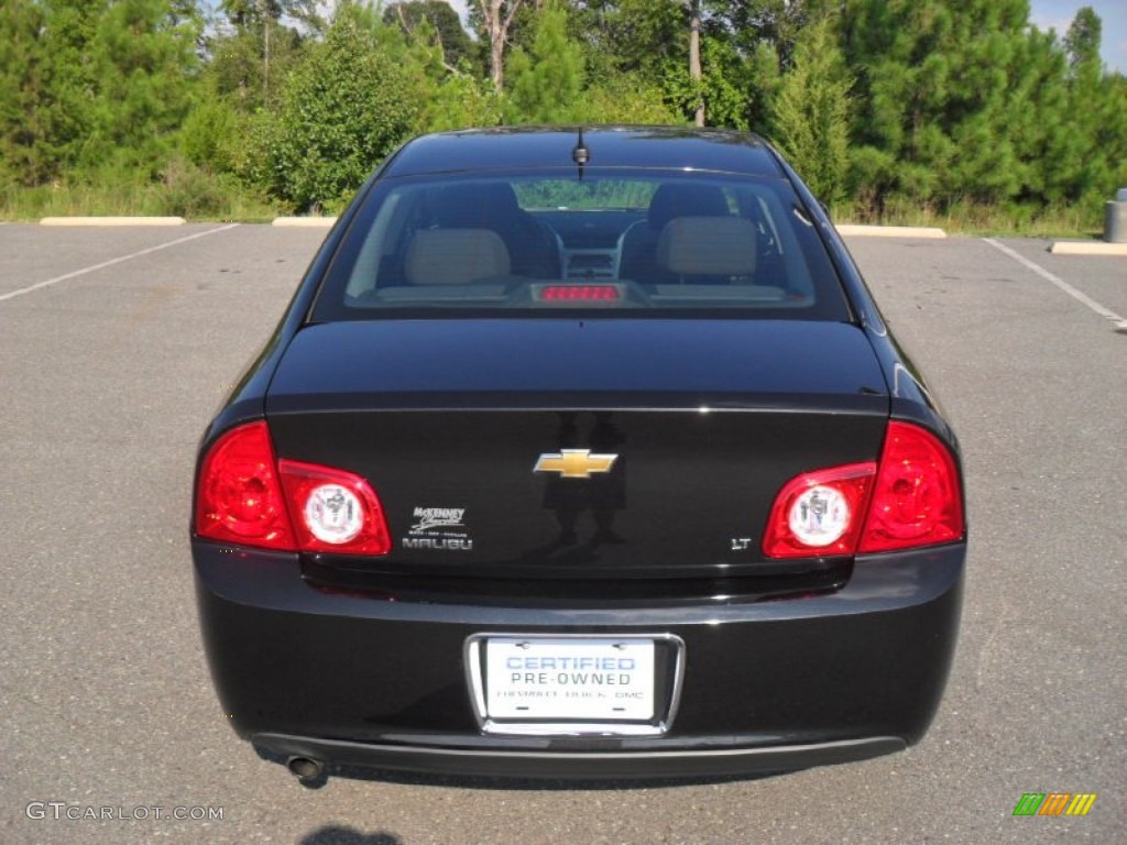 2008 Malibu LT Sedan - Black Granite Metallic / Ebony photo #3