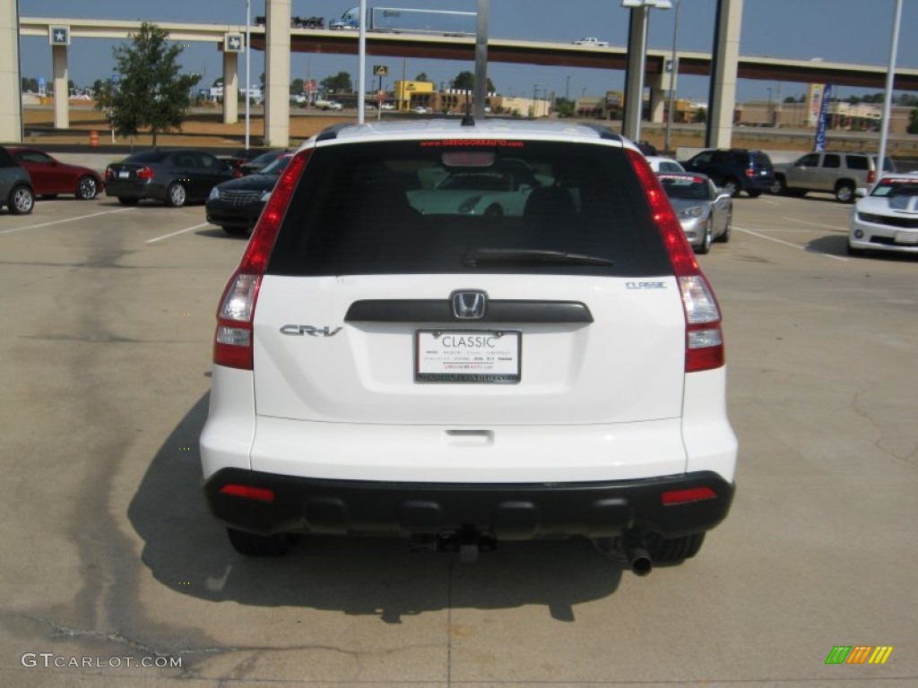 2008 CR-V LX - Taffeta White / Gray photo #4