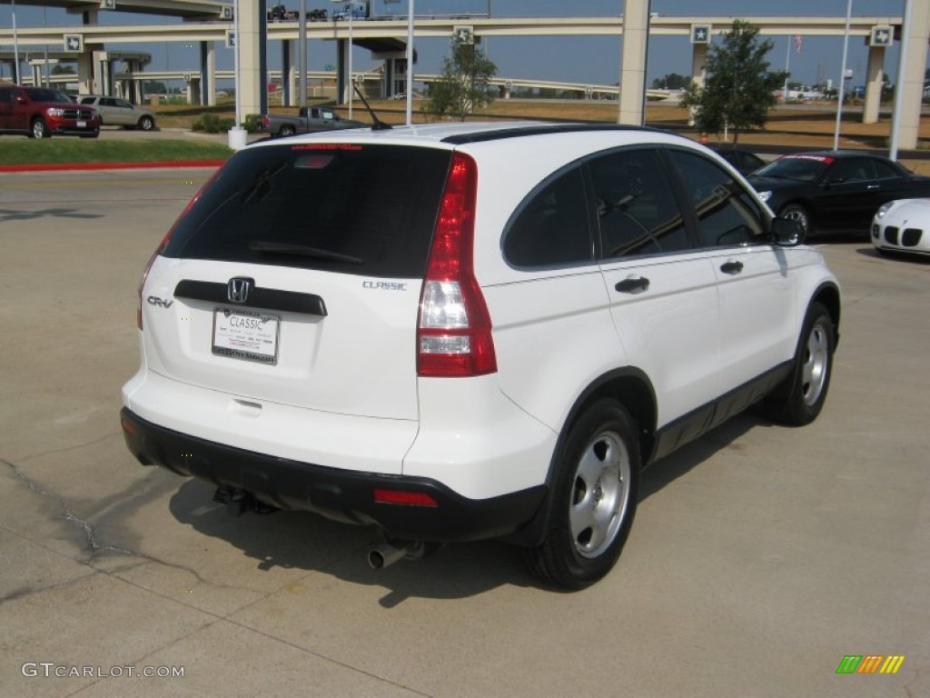 2008 CR-V LX - Taffeta White / Gray photo #5