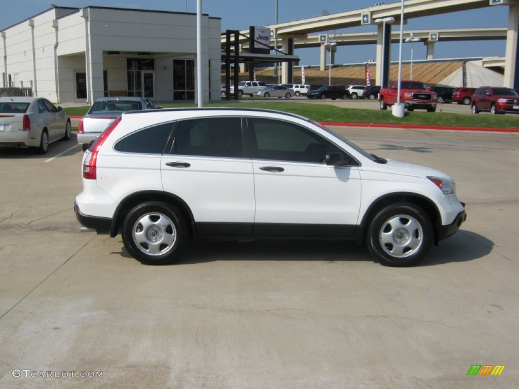 2008 CR-V LX - Taffeta White / Gray photo #6