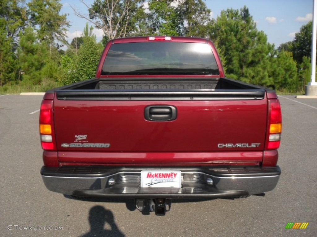 2000 Silverado 1500 LT Extended Cab - Dark Carmine Red Metallic / Medium Oak photo #3