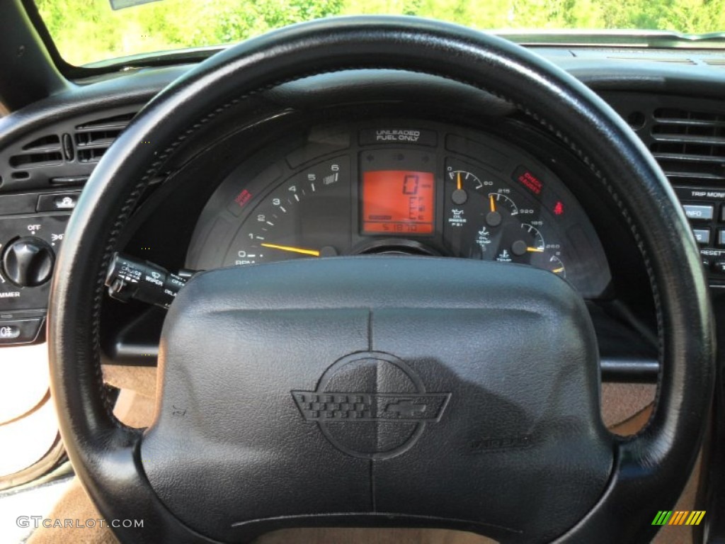 1994 Chevrolet Corvette Coupe Light Beige Steering Wheel Photo #53359711