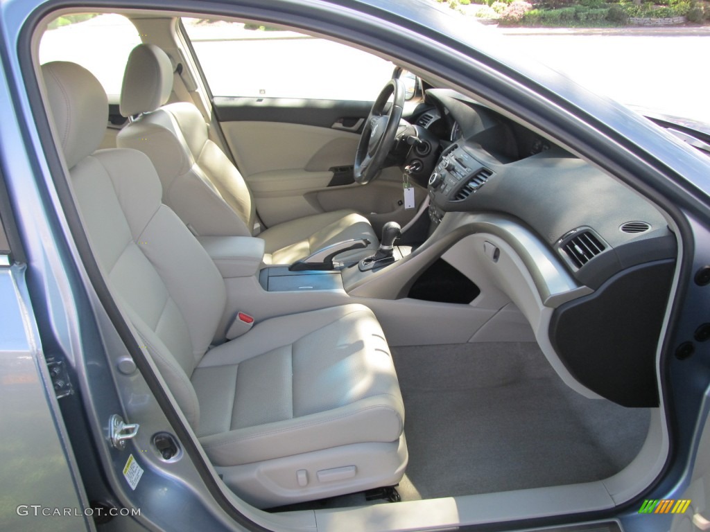 2009 TSX Sedan - Glacier Blue Metallic / Taupe photo #25