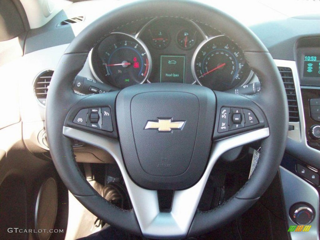 2012 Chevrolet Cruze Eco Medium Titanium Steering Wheel Photo #53362165