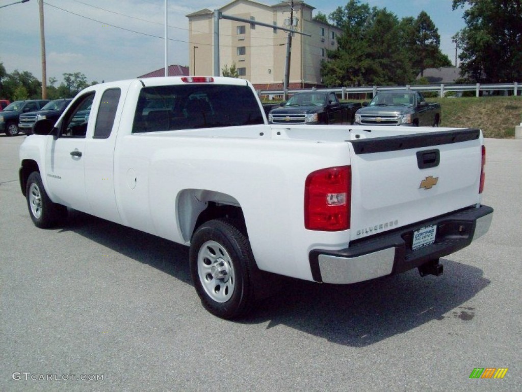 Summit White 2009 Chevrolet Silverado 1500 Extended Cab Exterior Photo #53362345