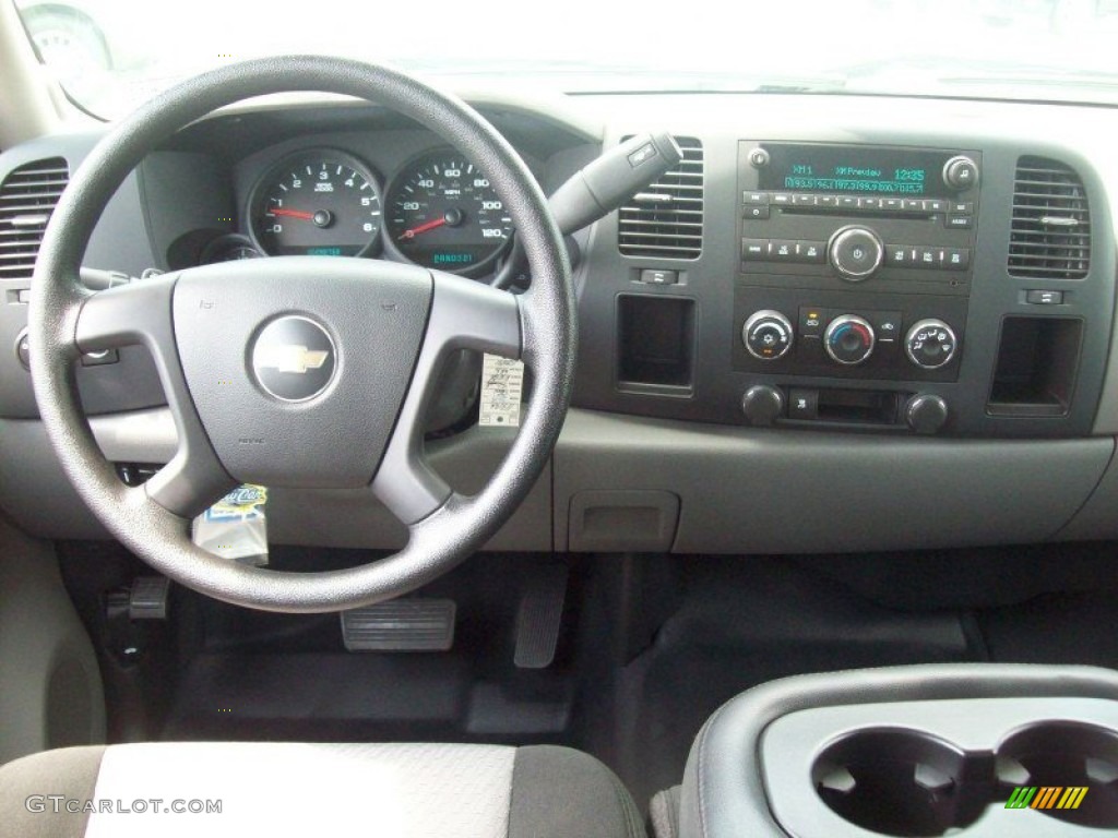 2009 Silverado 1500 Extended Cab - Summit White / Dark Titanium photo #8