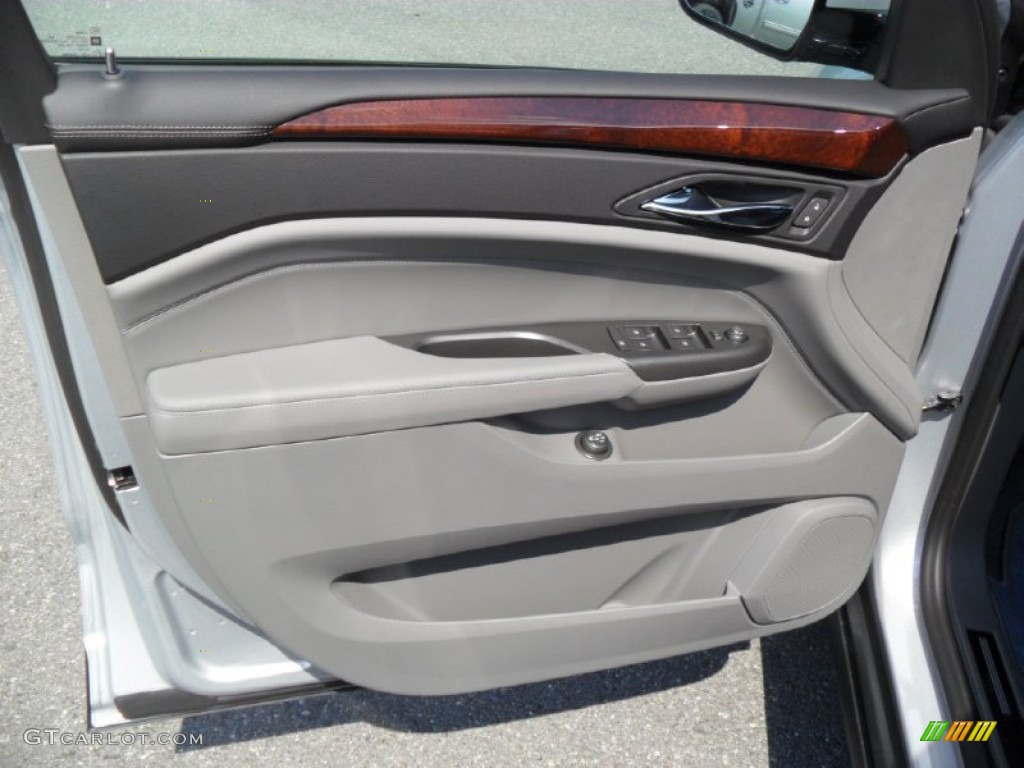 2012 Cadillac SRX Luxury Titanium/Ebony Door Panel Photo #53364929