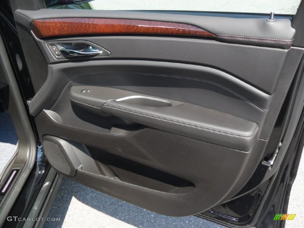 2012 Cadillac SRX Performance Ebony/Ebony Door Panel Photo #53365556