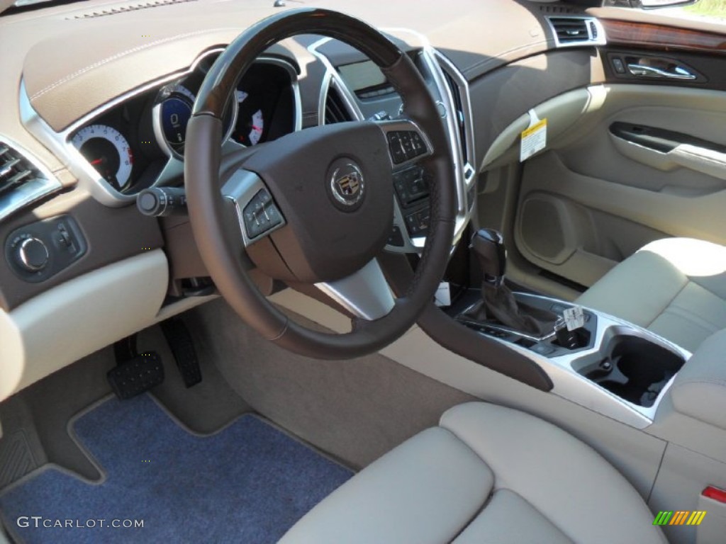 Shale/Brownstone Interior 2012 Cadillac SRX Luxury Photo #53365973