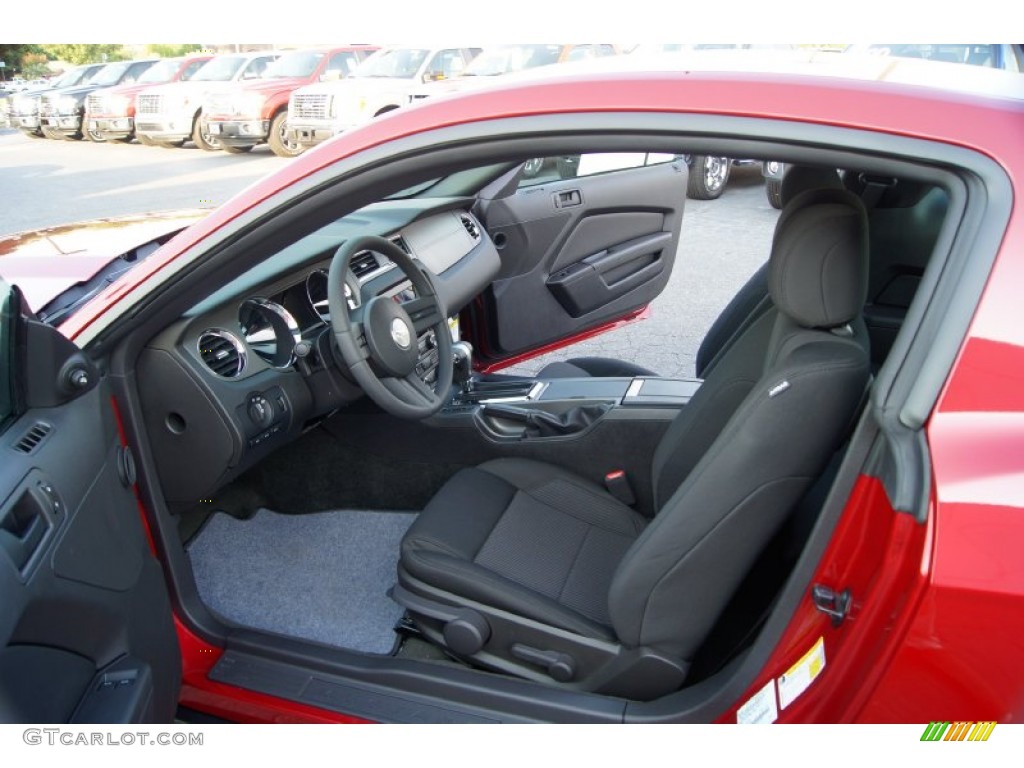 2012 Mustang V6 Coupe - Red Candy Metallic / Charcoal Black photo #8