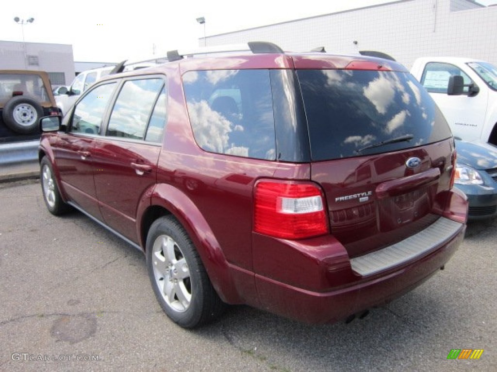 Red Fire Metallic 2007 Ford Freestyle Limited AWD Exterior Photo #53366513