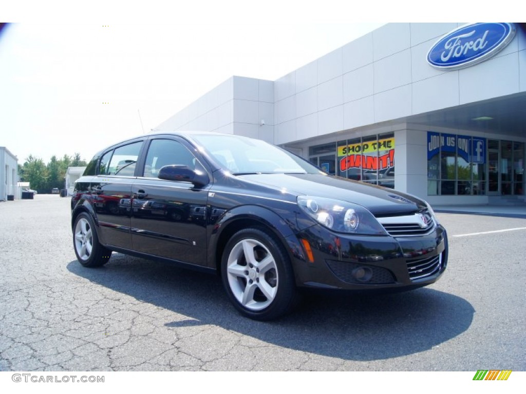 2008 Astra XR Sedan - Black Sapphire / Charcoal photo #1