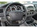 Graphite Gray 2011 Toyota Tacoma TX Pro Access Cab 4x4 Steering Wheel