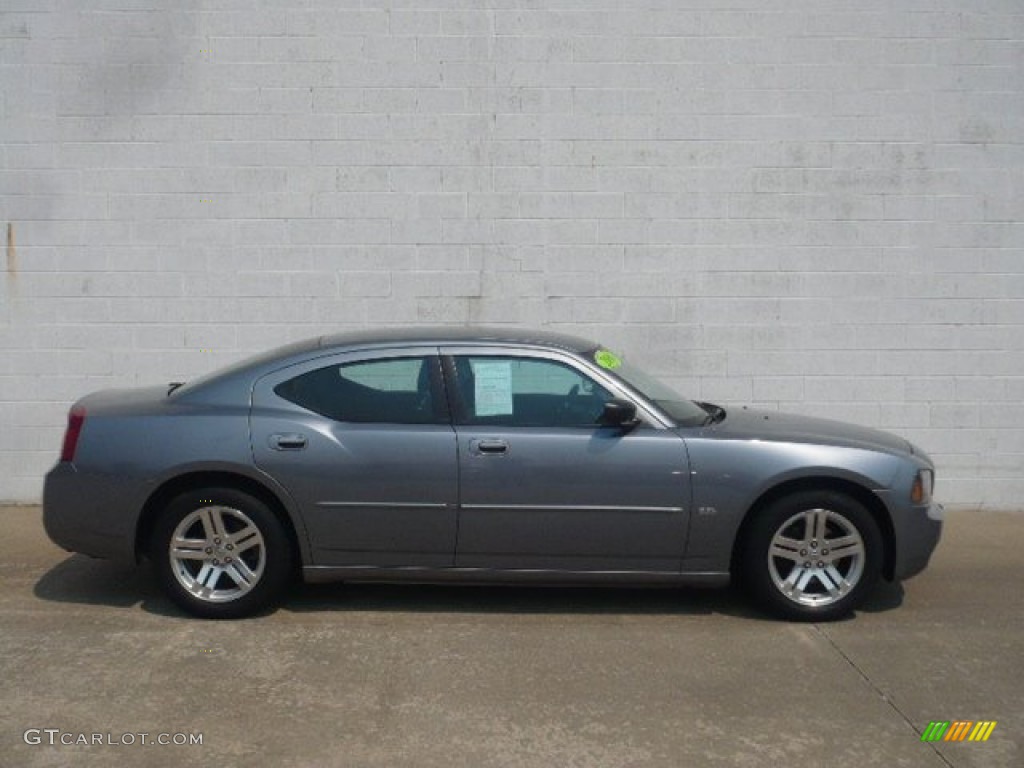 Silver Steel Metallic Dodge Charger