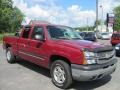 2005 Sport Red Metallic Chevrolet Silverado 1500 Z71 Extended Cab 4x4  photo #18