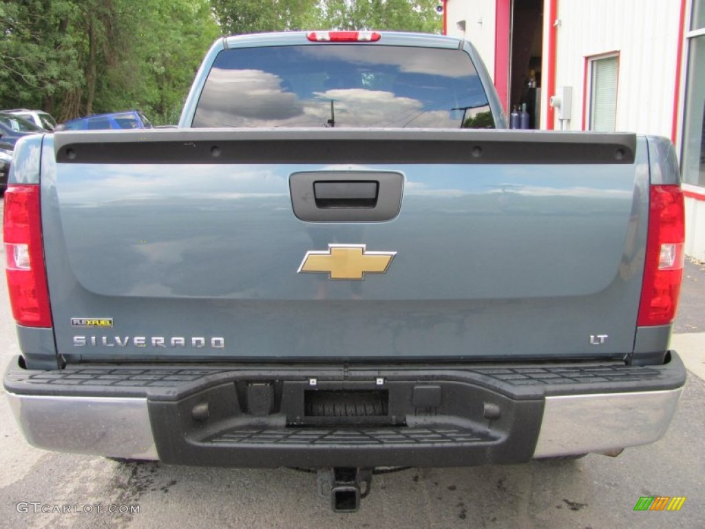 2007 Silverado 1500 LT Extended Cab 4x4 - Blue Granite Metallic / Ebony Black photo #15