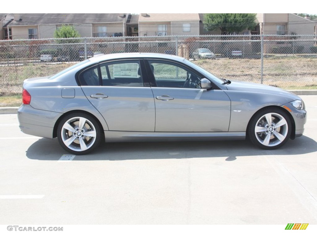 2011 3 Series 335i Sedan - Space Gray Metallic / Black Dakota Leather photo #2