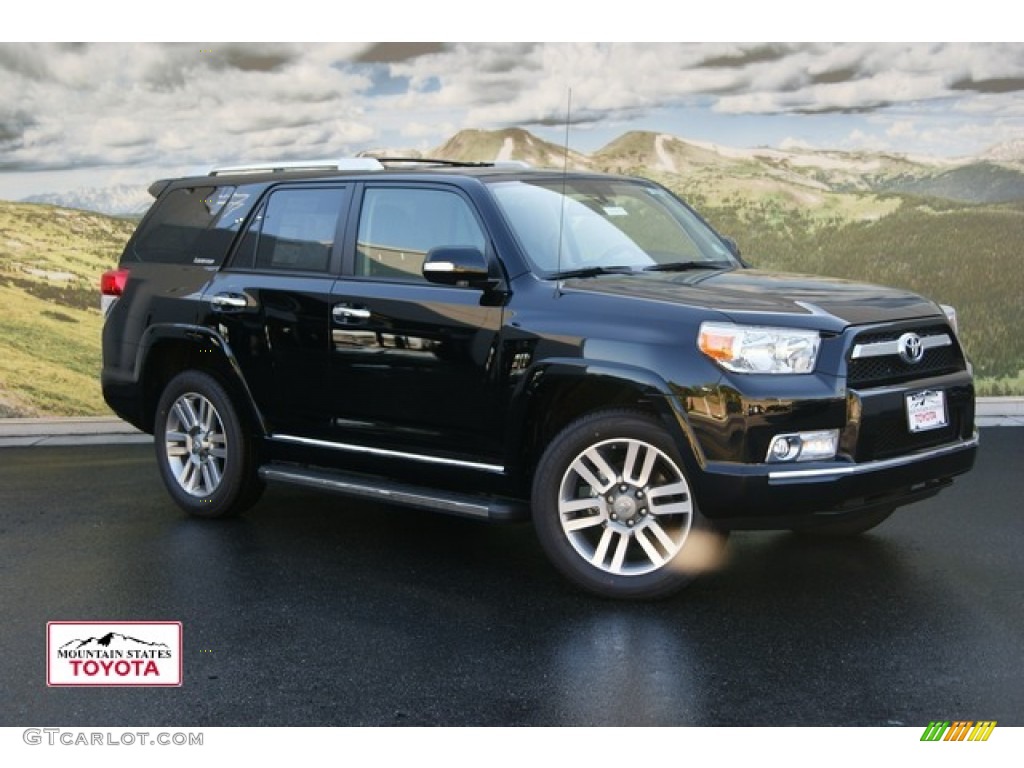 2011 4Runner Limited 4x4 - Black / Black Leather photo #1