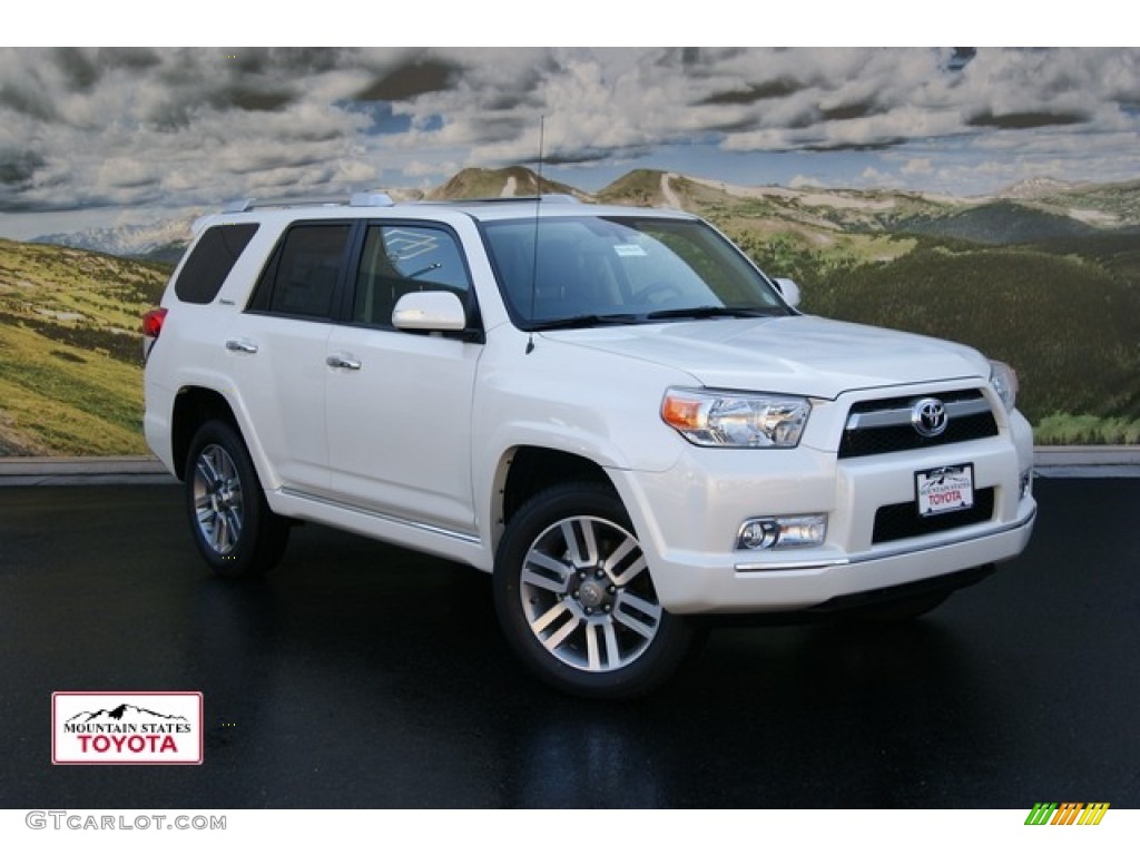 2011 4Runner Limited 4x4 - Blizzard White Pearl / Black Leather photo #1