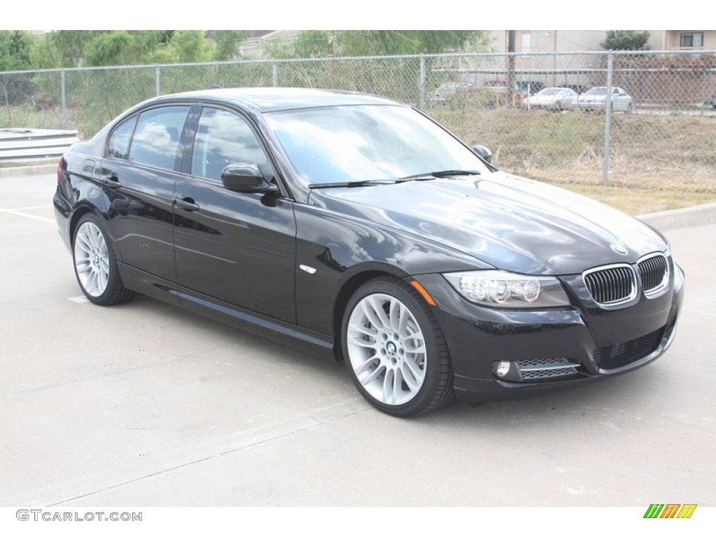 2011 3 Series 335d Sedan - Black Sapphire Metallic / Black Dakota Leather photo #8