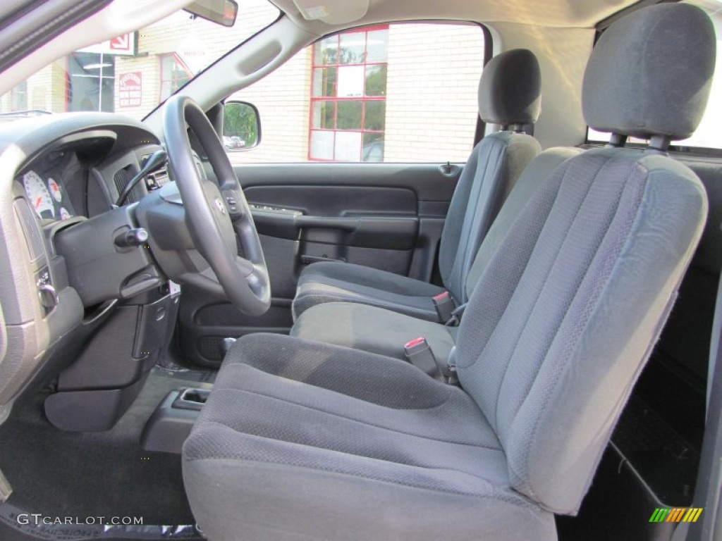 Dark Slate Gray Interior 2004 Dodge Ram 2500 SLT Regular Cab 4x4 Photo #53371694