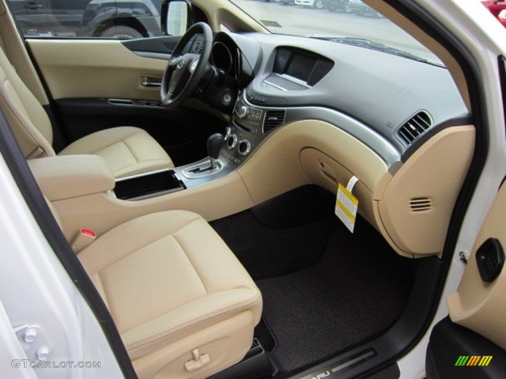 Desert Beige Interior 2011 Subaru Tribeca 3.6R Limited Photo #53371781